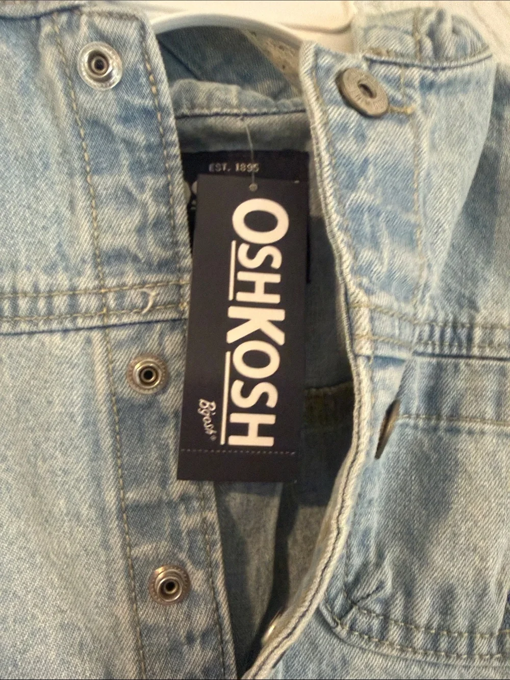 OshKosh B'gosh Light Blue Hooded Denim Jacket